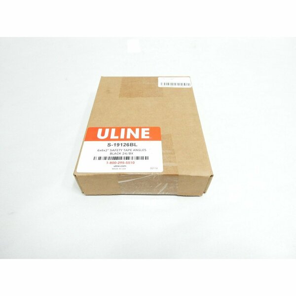 U-Line Box Of 24 Black Safety Tape Angles 6In X 6In X 2In Other Safety Equipment S-19126BL